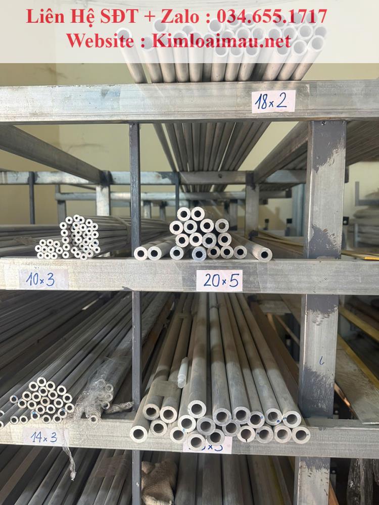 Ống nhôm A6061 phi 10x2mm